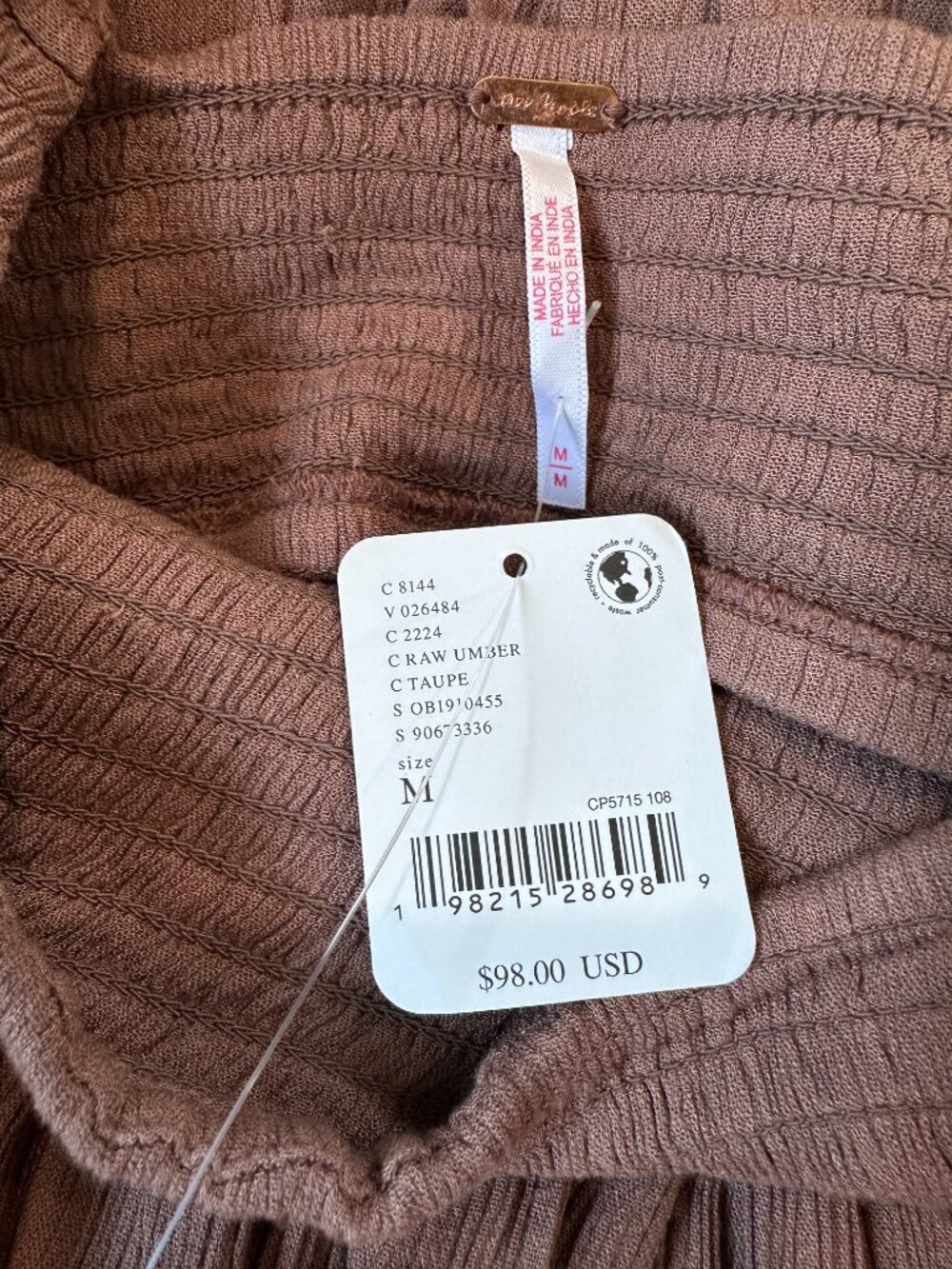 Free People Brown Maxi Dress with Side Slit - Picture 7 of 13